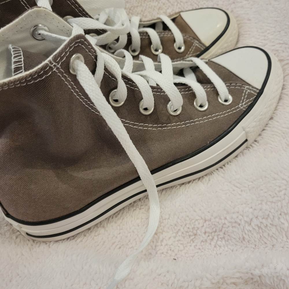 Converse Chunk Taylor All Star Hi Sneaker-Grey - Picture 2 of 12